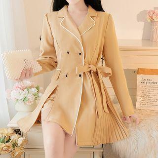 Set: Double Breasted Blazer Dress + Shorts