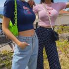 Cherish Slim-fit Cropped T-shirt