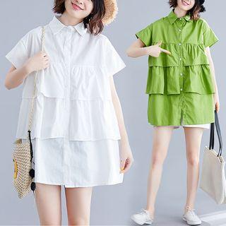 Layered Short-sleeve Shirt