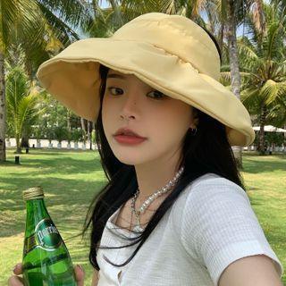 Uv Protection Large Open Top Sun Hat