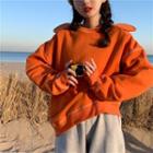 Ear Accent Loose-fit Sweatshirt