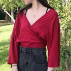 Open Back 3/4 Sleeve Top