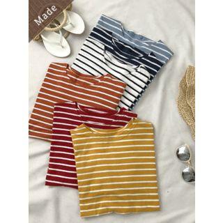 Loose-fit Colored Stripe T-shirt