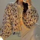 Floral Print Cardigan Off-white - One Size