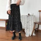 Floral Midi Skirt Floral - One Size