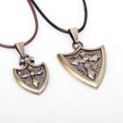 Couple Matching Shield Necklace