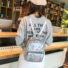 Hologram Faux Leather Backpack