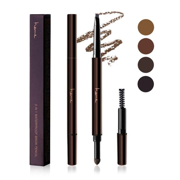 Heme - 3 In 1 Waterproof Brow Pencil - 4 Types