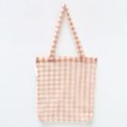 Gingham Mesh Shopper Bag