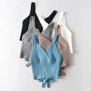 Tie-waist Knit Camisole Top