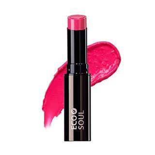 The Saem - Eco Soul Moisture Shine Lipstick (#pf01 Pink)