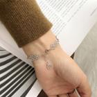 Geometric Sterling Silver Bracelet S056 - Silver - One Size
