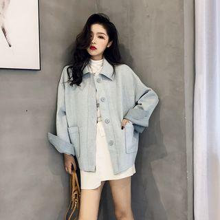 Lightweight Loose-fit Wool Jacket