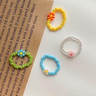 Floral Beaded Ring