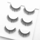 False Eyelashes #3d-22 3 Pairs - As Shown In Figure - One Size