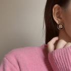 Alloy & Shell Disc Earring
