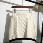 Set : Knit Sweater + Skirt