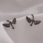 Bat Ear Cuff 1 Pair - Black - One Size