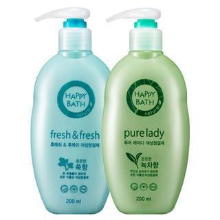 Happy Bath - Set: Pure Lady Feminine Cleanser 200ml + Fresh & Fresh Feminine Cleanser 200ml