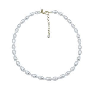 Faux Pearl Necklace One Size