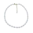 Faux Pearl Necklace One Size