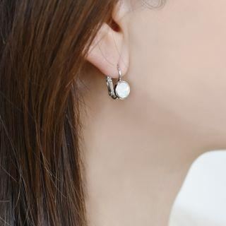 Swarovski Crystal Hoop Earring