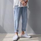 Washed Denim Shorts / Harem Jeans