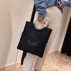 Sequined Two-way Tote Bag