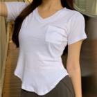 Short-sleeve Pocketed T-shirt / Skorts
