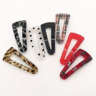 Printed Acetate Hair Clip