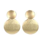 Double Circle Earrings Gold - One Size