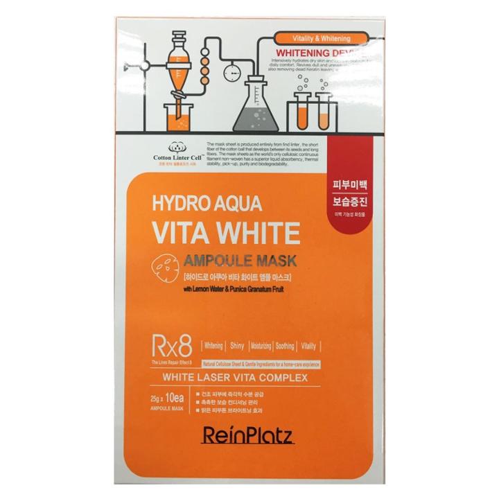 Reinplatz - Hydro Aqua Vita White Ampoule Mask 10 Pcs