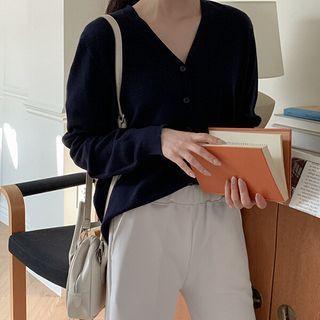 Cashmere Bland Long Cardigan