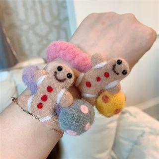 Felt Gingerbread Man Hair Tie