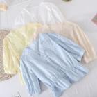 V-neck Short-sleeve Embroidered Top
