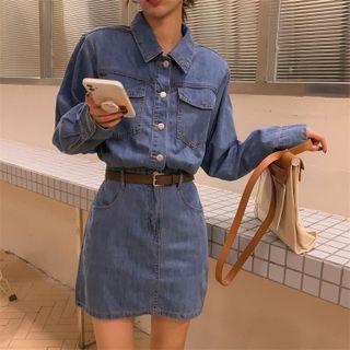 Denim Shirtdress / Belt