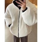 Two-way Faux-fur Puffer Jacket