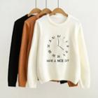 Embellished Embroidered Sweater