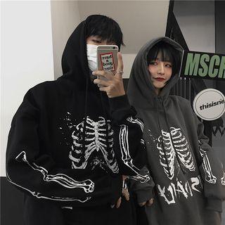 Couple Matching Bones Hoodie