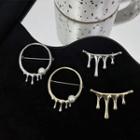 Melting / Faux Pearl Alloy Brooch