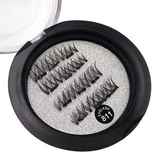 Magnetic False Eyelashes 811 - Black - One Size