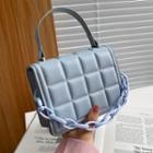 Chain Strap Quilted Faux Leather Handbag
