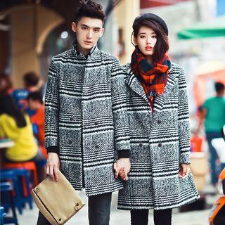 Couple Woolen Long Coat
