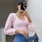 Cropped Sweater Pink - One Size