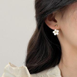 Flower Alloy Swing Earring