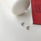 Rhinestone 925 Sterling Silver Stud Earring 1 Pair - E209 - One Size