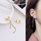 Set Of 2: Alloy Cuff Earring (assorted Designs)