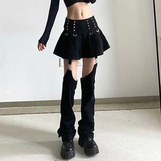 Cutout Detachable Jeans