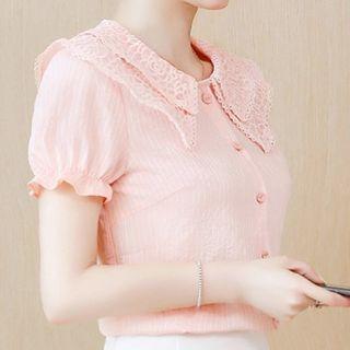 Short-sleeve Button Shirt