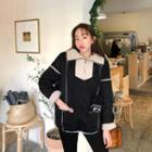 Faux-shearling Anorak Pullover